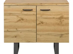 Aparador Com 2 Portas Castanho Claro Timber