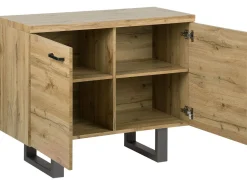 Aparador Com 2 Portas Castanho Claro Timber