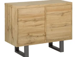 Aparador Com 2 Portas Castanho Claro Timber