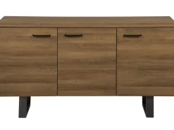 Aparador Com 3 Portas Castanho Escuro Timber