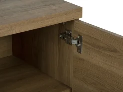 Aparador Com 3 Portas Castanho Escuro Timber