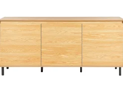 Aparador Com 3 Portas Cor De Madeira Clara Nikea