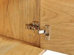 Aparador Com 3 Portas Cor De Madeira Clara Nikea