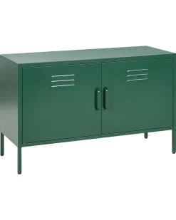 Aparador Com 2 Portas De Metal Verde Uria