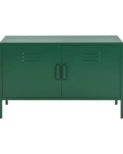 Aparador Com 2 Portas De Metal Verde Uria