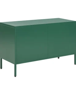 Aparador Com 2 Portas De Metal Verde Uria