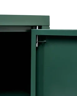 Aparador Com 2 Portas De Metal Verde Uria