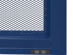 Aparador Com 2 Portas Em Metal Azul Marinho Wakatipu