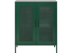 Aparador Com 2 Portas Em Metal Verde Wakatipu