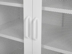 Aparador Com 2 Portas Em Metal Branco Wakatipu