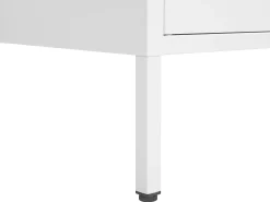 Aparador Com 2 Portas Em Metal Branco Wakatipu