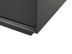 Aparador Com 4 Portas Preto Oxnard