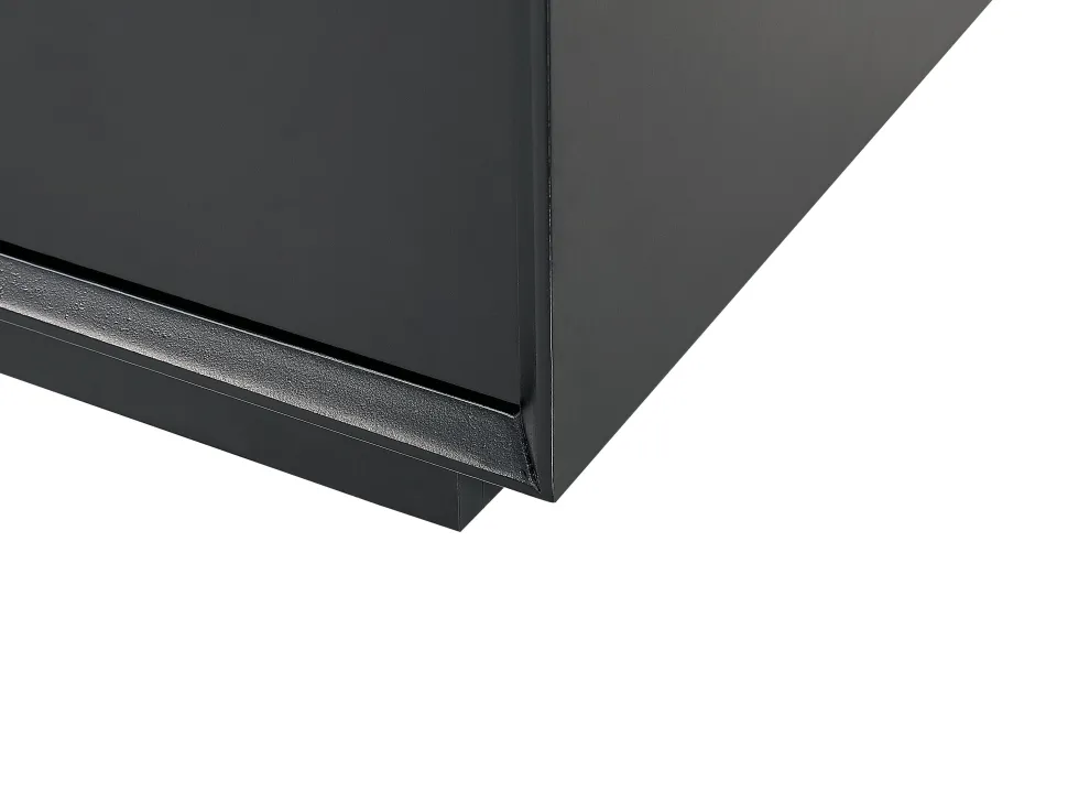 Aparador Com 4 Portas Preto Oxnard