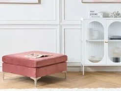 Aparador Metalico Branco Com 2 Portas De Vidro Sarre