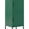 Armario Com 2 Portas De Metal Verde Huron