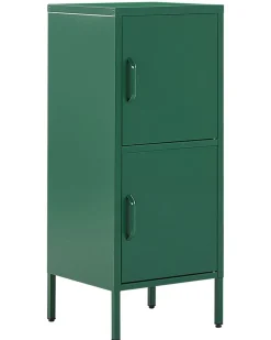 Armario Com 2 Portas De Metal Verde Huron