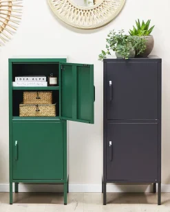 Armario Com 2 Portas De Metal Verde Huron