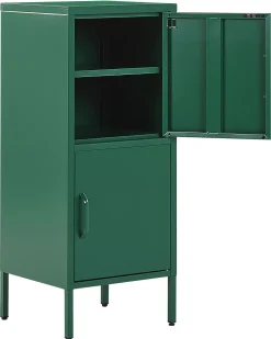 Armario Com 2 Portas De Metal Verde Huron