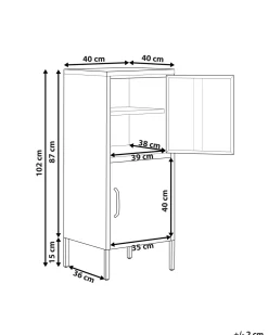 Armario Com 2 Portas De Metal Verde Huron