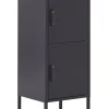 Armario Com 2 Portas De Metal Preto Huron