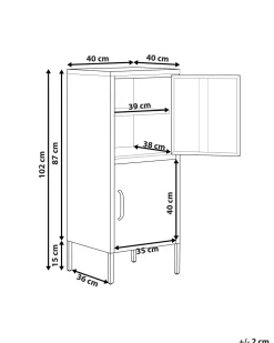 Armario Com 2 Portas De Metal Preto Huron