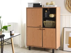 Armario Com 3 Portas Em Madeira Clara Paramount