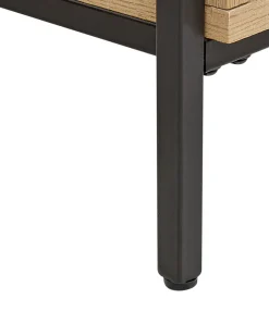 Armario Com 4 Portas Em Madeira Clara E Cinzento Moines