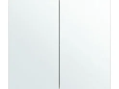 Armario De Casa De Banho Com Espelho 80 X 70 Cm Branco Navarra