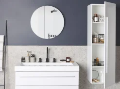 Armario De Casa De Banho Branco Mataro