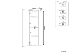 Armario De Casa De Banho Branco Mataro