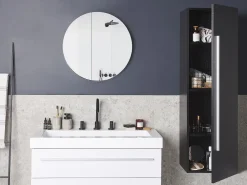 Armario De Casa De Banho Preto Mataro