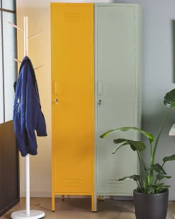 Armario De Metal Amarelo 185 Cm Frome