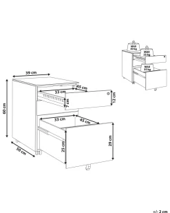 Armario De Metal Azul Claro Com 3 Gavetas Cami