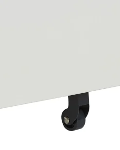 Armario De Metal Branco Creme Com 3 Gavetas Cami