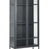 Armario De Metal Com 4 Prateleiras E 2 Portas Preto Harty