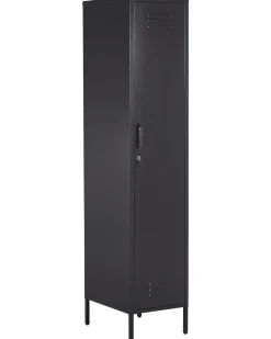 Armario De Metal Preto 185 Cm Frome