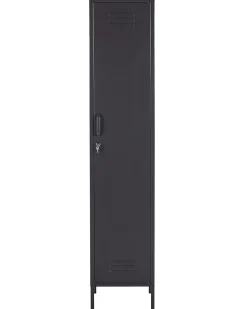 Armario De Metal Preto 185 Cm Frome