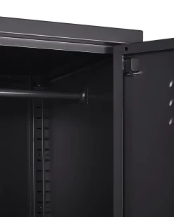 Armario De Metal Preto 185 Cm Frome