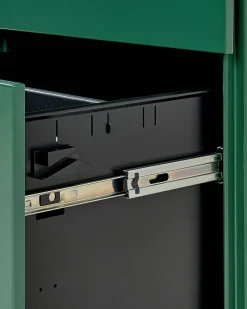 Armario De Metal Verde Com 3 Gavetas Cami