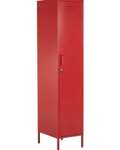 Armario De Metal Vermelho 185 Cm Frome