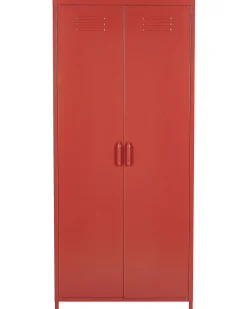 Armario De Metal Vermelho Com 2 Portas 171 Cm Varna