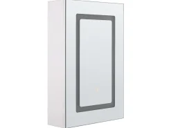 Armario De Parede Com Espelho E Luz Led 40 X 60 Cm Condor