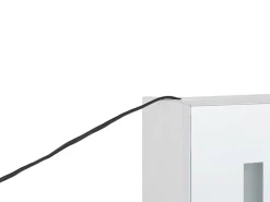 Armario De Parede Com Espelho E Iluminação Led Cameron