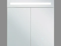 Armario De Parede Com Espelho E Luz Led 60 X 60 Cm Jaramillo