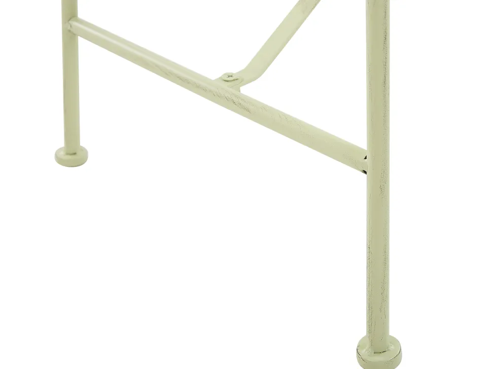 Banco De Jardim Em Metal Verde Claro 130 Cm Milazzo