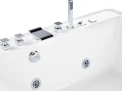 Banheira Autonoma De Hidromassagem Em Acrilico Branco 130 X 130 Cm Tahua