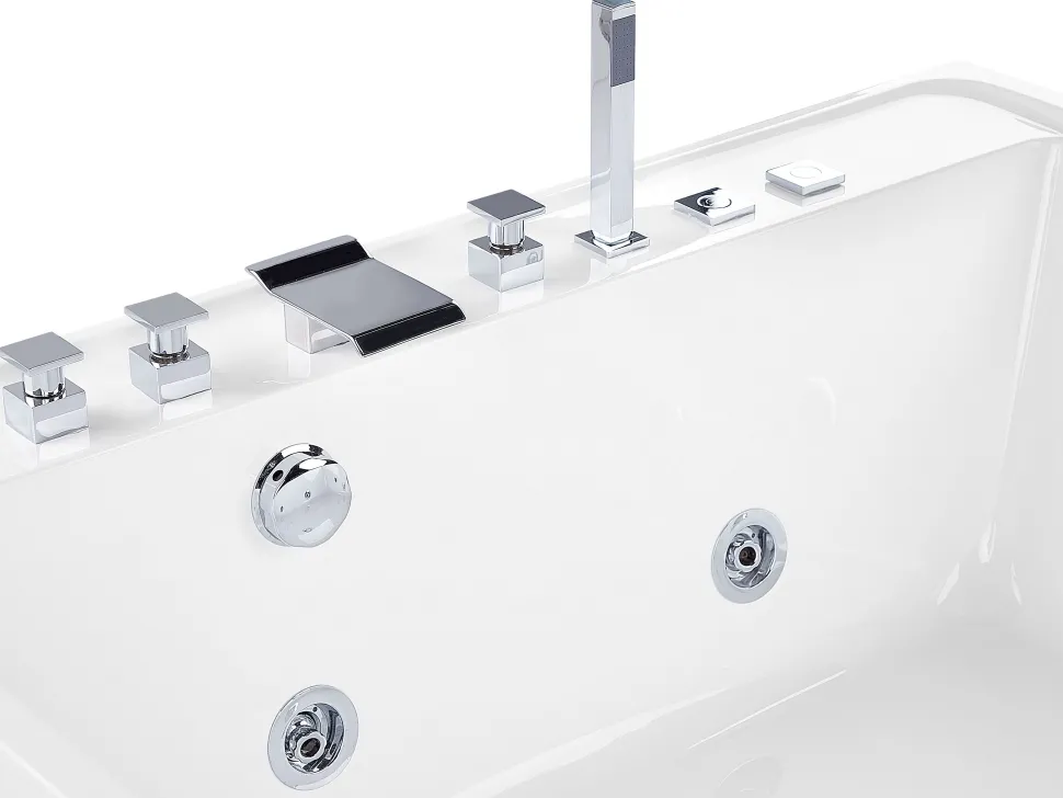 Banheira Autonoma De Hidromassagem Em Acrilico Branco 130 X 130 Cm Tahua