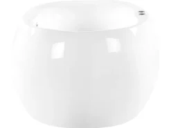 Banheira Autonoma De Hidromassagem Em Acrilico Branco Com Led 180 X 100 Cm Mustique