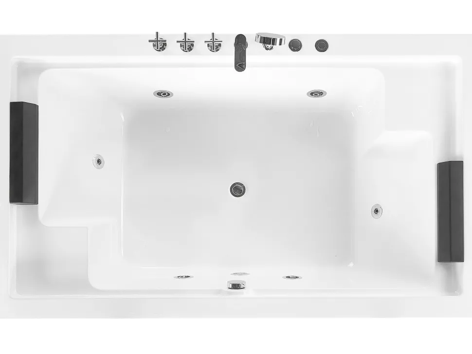 Banheira Autonoma De Hidromassagem Em Acrilico Branco 180 X 110 Cm Saona