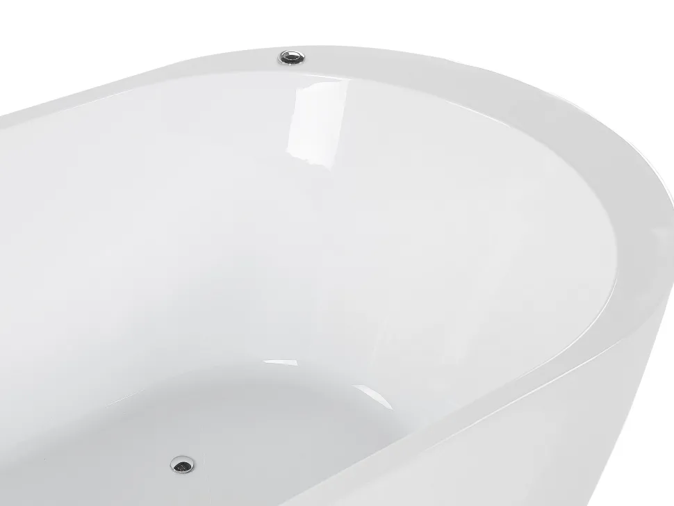 Banheira Autonoma De Hidromassagem Em Acrilico Branco Com Led 170 X 80 Cm Nevis